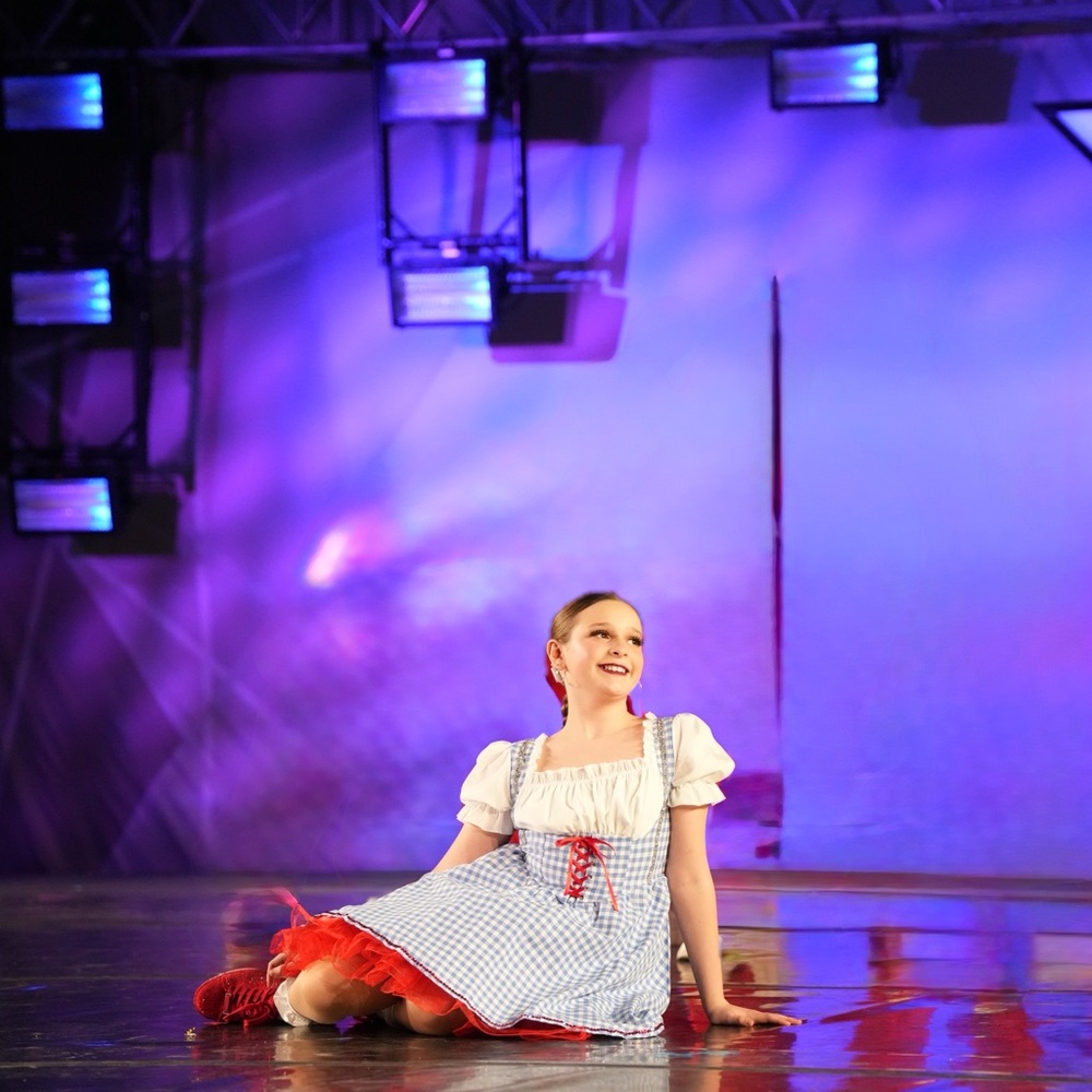Blue Gingham Dorothy Dress Costume with Red Petticoat